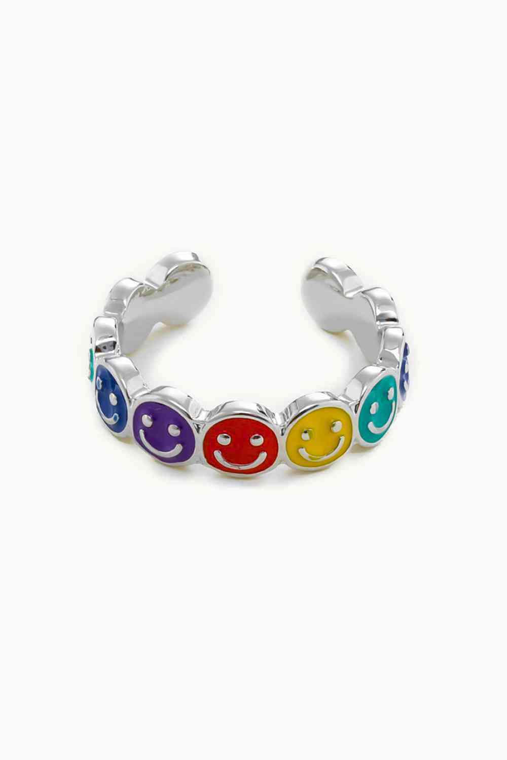 Smiley Face Open Ring