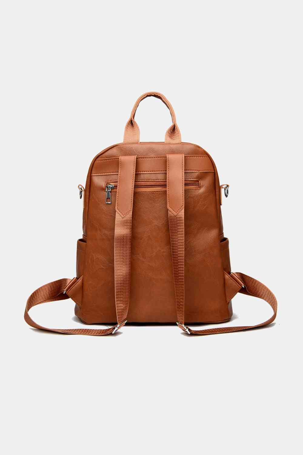 PU Leather Convertible Backpack