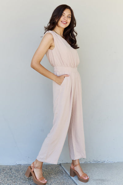 HEYSON Follow Your Path Full Size One Shoulder Jumpsuit