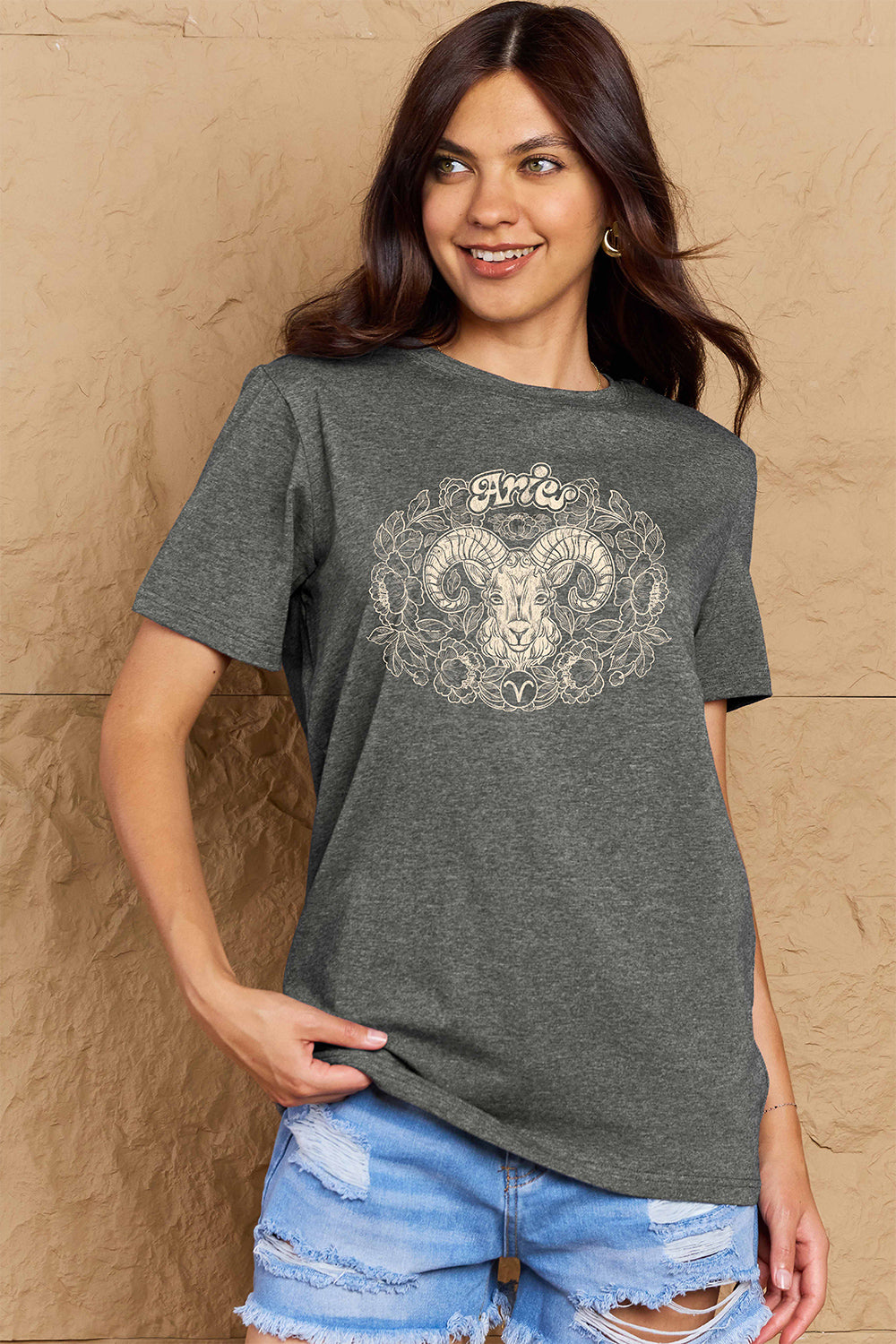 Simply Love Full Size ARIES Graphic T-Shirt