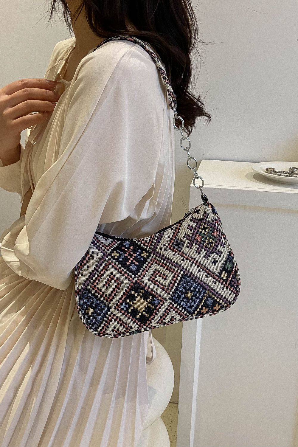 Bohemian Polyester Shoulder Bag