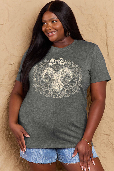 Simply Love Full Size ARIES Graphic T-Shirt