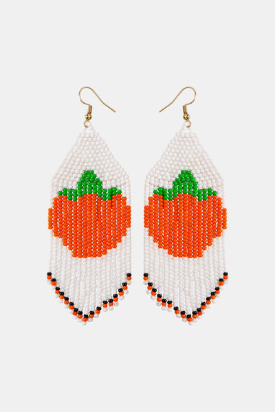 Beaded Fringe Dangle Earring