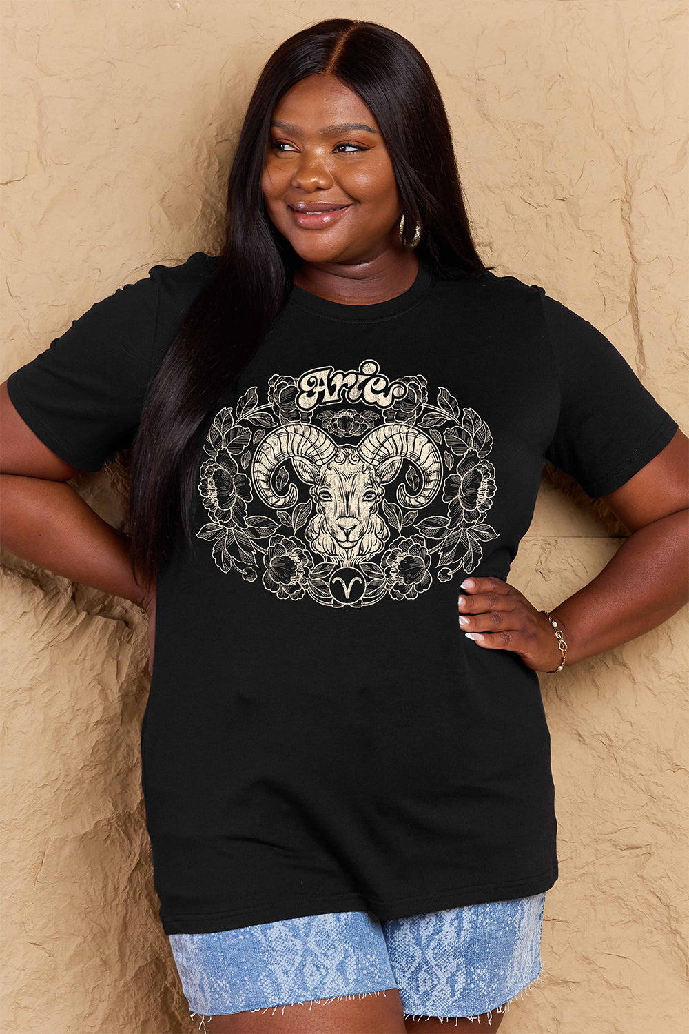 Simply Love Full Size ARIES Graphic T-Shirt